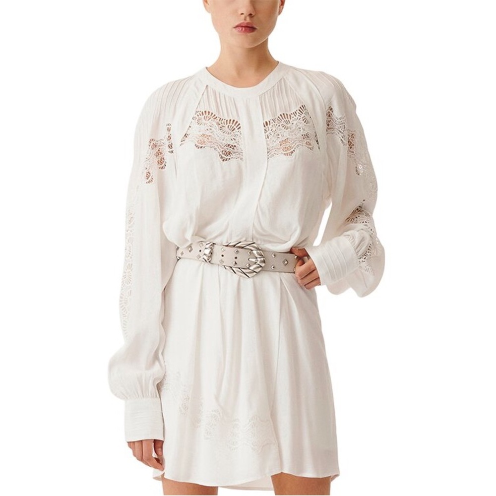IRO Belinda Lace Trim Dress, NWT, $495MSRP, 38Size